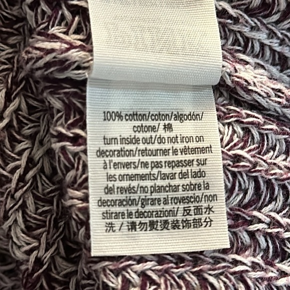 PINK Victoria Secret Boatneck Sweater Purple White XSmall - Picture 8 of 9